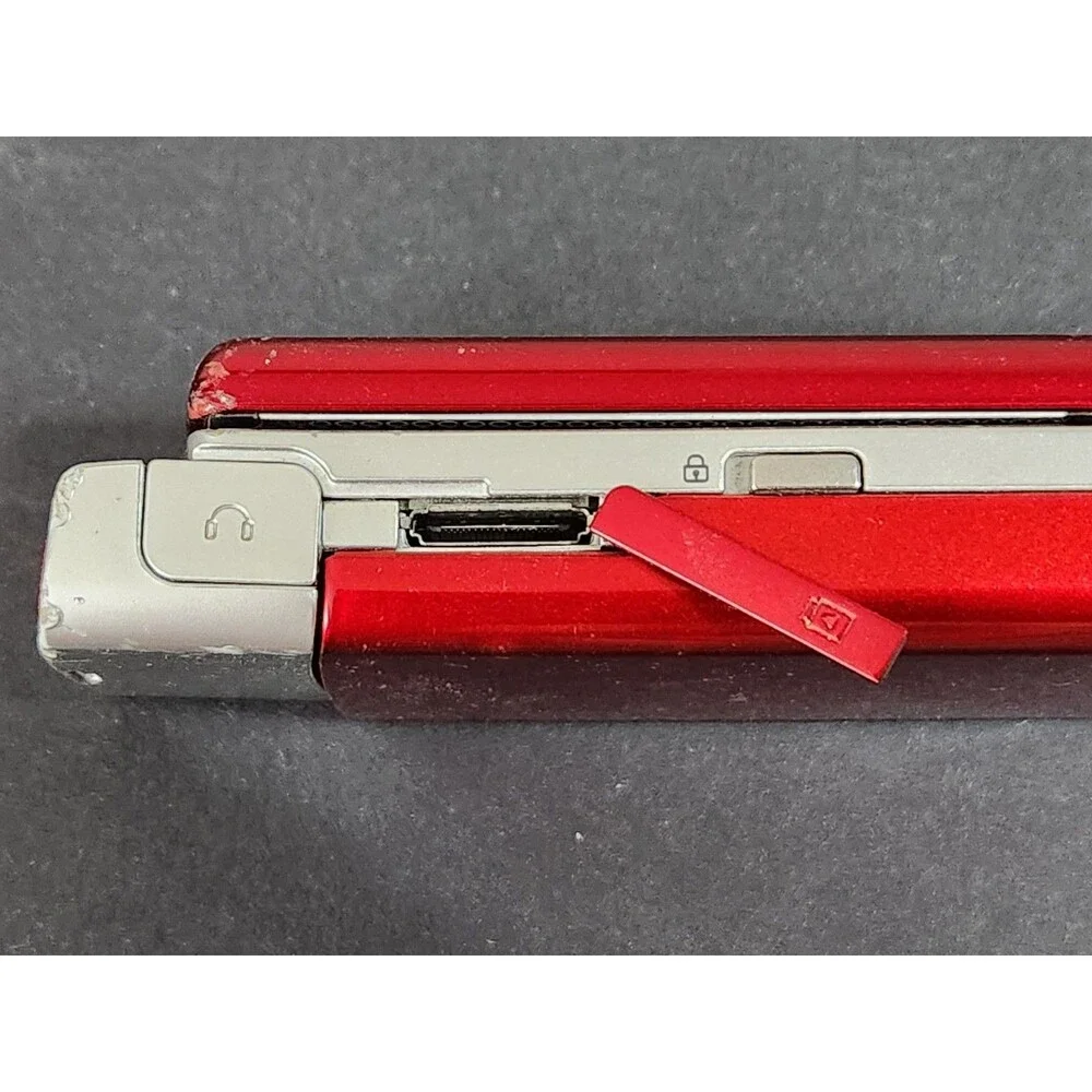 Samsung Juke SCH-U470 Red & Silver Verizon MP3 Swivel Phone For Parts or Repair